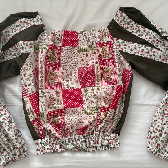 Handmade 70s peasant top - Picture 2 of 3